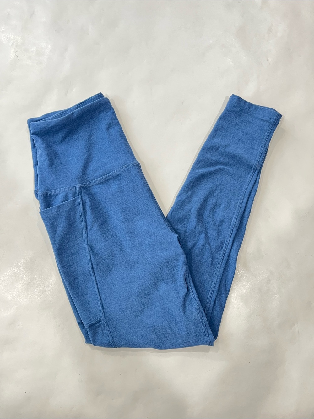 Beyond Yoga Spacedye High Waist Out of Pocket Leggings in Sky Blue Sz M $108